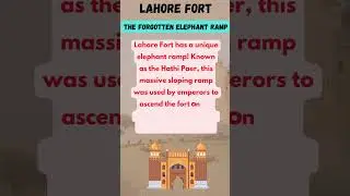 The Forgotten Elephant Ramp. #LahoreFortRamp, #MughalArchitecture, #HathiPaer, #ElephantRamp, #royal