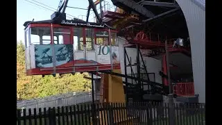 Fichtelberg Schwebebahn -Talfahrt im Oktober 2021