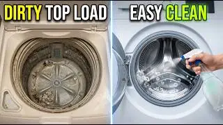 How to Clean Washing Machine Drum | Top Load vs Front Load | Cleaning Washing Machine & Laundry Tips