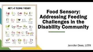 Food Sensory Addressing Feeding Challenges - Recording 1/14/2026