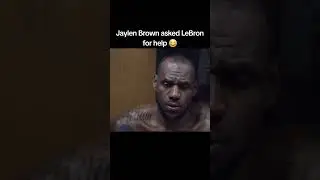 Jaylen Brown asked LeBron for advice 😂