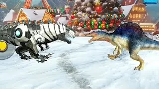 Dino Robot VS Animal And DINOSAUR - Elephant Crocodile Monkey Etc | Revolt Battle Simulator