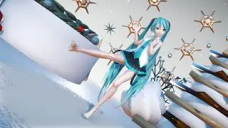 [MMD 4K] (ReRender) 22015 Crime type Miku  Suki! Yuki! Maji Magic (好き！雪！本気マジック) [DL][RAY MMD 1.2.0]