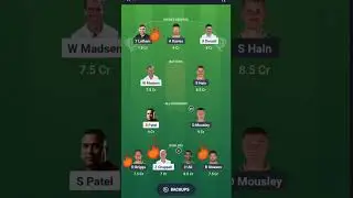 DER vs WAS Dream11 Today Match | Derbyshire vs Warwickshire Dream11 Team | T20 Blast Today Match