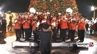 Report TV - Nderohet me &lsquo;Mir&euml;njohje e Qytetit t&euml; Tiran&euml;s&rsquo; Orkestra Frymore e FA