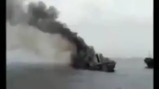 Video of Russian Moskva ship sinking in Black Sea