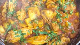 Chicken wings recipe:|How to cook Chicken wings potato Curry|  || Three Stars ||#chicken