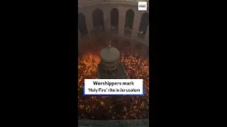 Orthodox worshippers mark &lsquo;Holy Fire&rsquo; rite in Jerusalem