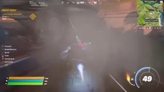 Red-Nosed Ranger drives me into the storm!  (Fortnite)