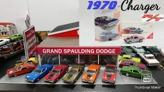 1970 Dodge R/T Hot Wheels id cars unboxed & reviewed at Mr.Norms Grand Spaulding Dodge