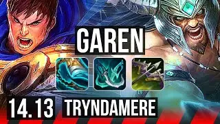 GAREN vs TRYNDAMERE (TOP) | 9/0/4, Legendary | VN Master | 14.13