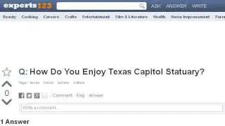 How-To Enjoy Texas Capitol Statuary