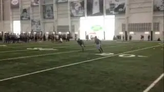 Kevin Bletzer: Nike Combine at Jets Facility in NJ