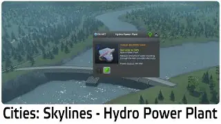 Cities: Skylines - Hydro Power Plant Tutoral (Dam)