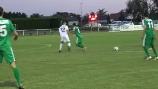 29. Minute  Pech f&uuml;r Tadten, Alexander Haas schiebt den Ball ins eigene Tor - 1:0!