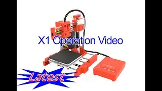 Easythreed X1 operation video latest,  guide for first successful print.