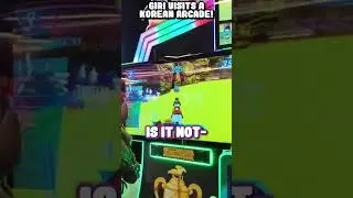 Giri tries out the korean horse racing arcade game #vtuber #onigiri