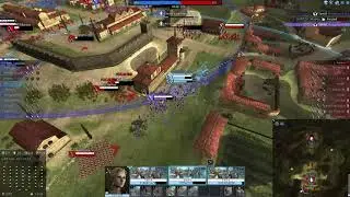 Kiting around the base - Total War: Arena gameplay