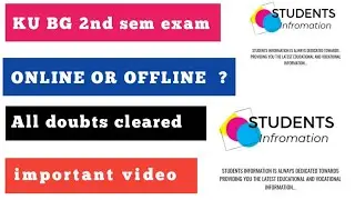 bg 2nd sem ka exam online hoga ya offline | ku bg 2nd sem ka exam online hoga ya offline | ku update