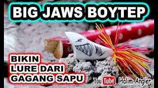 The Easy Way to Make Jump Frog BIG JAWS from Broom Handle Without Failing