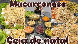 Receita de Macarronese completa pra Ceia de Natal/ #ceiadenatal