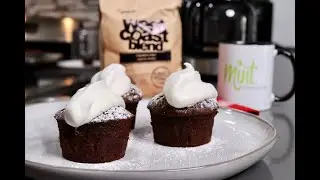 Mocha Rum Cupcakes with Fresh Whipped Cream