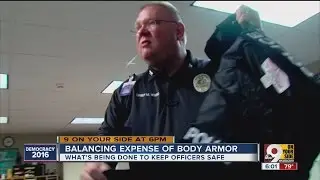 How do local law enforcement agencies fund bulletproof vests