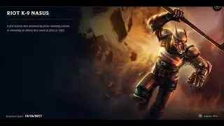 RIOT K-9 NASUS SKIN SPOTLIGHT-08-23-2024