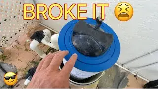 POOL FILTER REPLACEMENT - Easy Job But Be Careful!