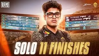 SOLO 11 KILLS | GETTING READY FOR BMPS | BGMI! #bgmi #jonathangaming#bgmi1vs4clutchtipsandtricks