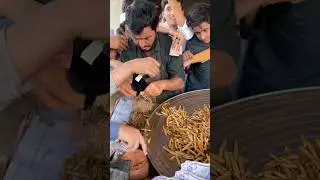 CRAZY DEMAND!🍟Street Food Vendor French Fries Snacks | FASTEST Fry Maker in Village!🔥#Shorts