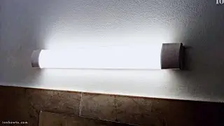 Replace Fluorescent bathroom light fixture to LED