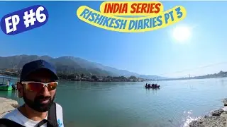 Rishikesh  Part 3 | Tapovan walks, Ganga Dip, Freedom Cafe, Ram Jhula, Scooty & Street Food