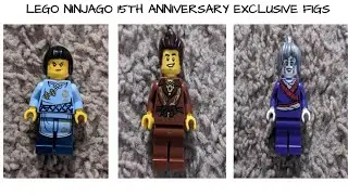 I GOT THE NEW LEGO NINJAGO 15TH ANNIVERSARY EXCLUSIVE MINIFIGURES!!!
