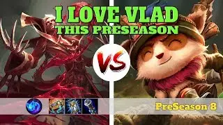 Vladimir Vs. Teemo Top | PreSeason 8 | Build, Runes & Tips | League of Legends Gameplay