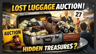 Inside an Airport Lost Luggage Auction 😱🧳 (AI Video