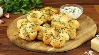 Nodini di pane fatto in casa: stuzzichini salati gustosissimi!