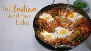 Slimming World Syn-free full Indian breakfast bake recipe - FREE