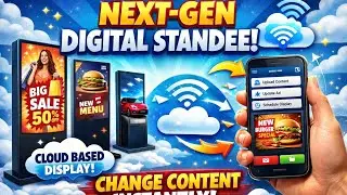 All Types of Digital Standee | Cloud Based Digital Standee | Best Digital Advertising Display 2025