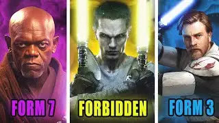 EVERY Single Lightsaber Form Explained! - [All 9+ Known Techniques]