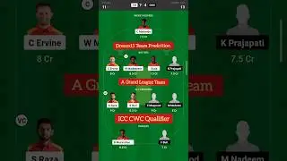 ZIM vs OMN Dream11 Team Predcition for Grand League.
