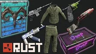 Rust Item Store Skin Previews Forest Raiders Neon Storage Lightweight Glacial Visage Toxic Flame Zen