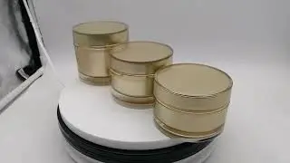Gold Cream Jar 100g 150g 200g Acrylic Jar