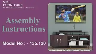 Viki Furniture TV Unit Assembly Tutorial | SKU : 135.120