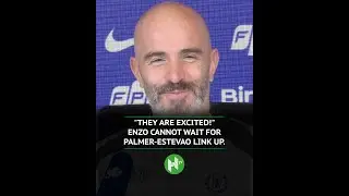 Maresca's face when asked about Palmer-Estevao link up 😏✨