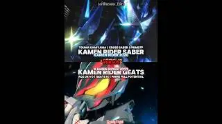 Kamen Rider Geats IX VS Kamen Rider Xross Saber | #tokusatsu #kamenrider #kamenridergavv #wis