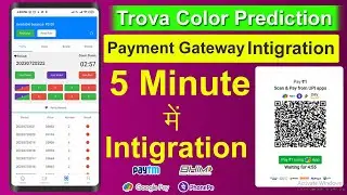 How  To intigration Upi Payment Gateway in Trova Color Prediction in 5 Minute Full Tutorial In Hindi