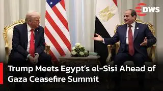 BREAKING: Trump Meets Egypt&rsquo;s el-Sisi Ahead of Gaza Ceasefire Summit | Sharm el-Sheikh LIVE | AC15