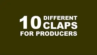 10 Clap Sounds - R&B/Trap/HipHop/Rap/Remix/Dubstep - 2020