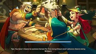 Idle heroes 6 star Faith Blade 1v1 and 8 star Barea 1v2 battle